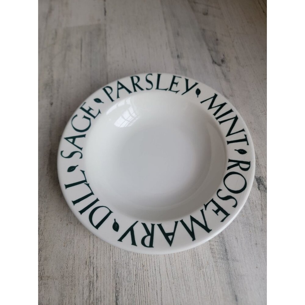 Pier 1 herbs soup bowl sage‎ parsley mint rosemary Dill
